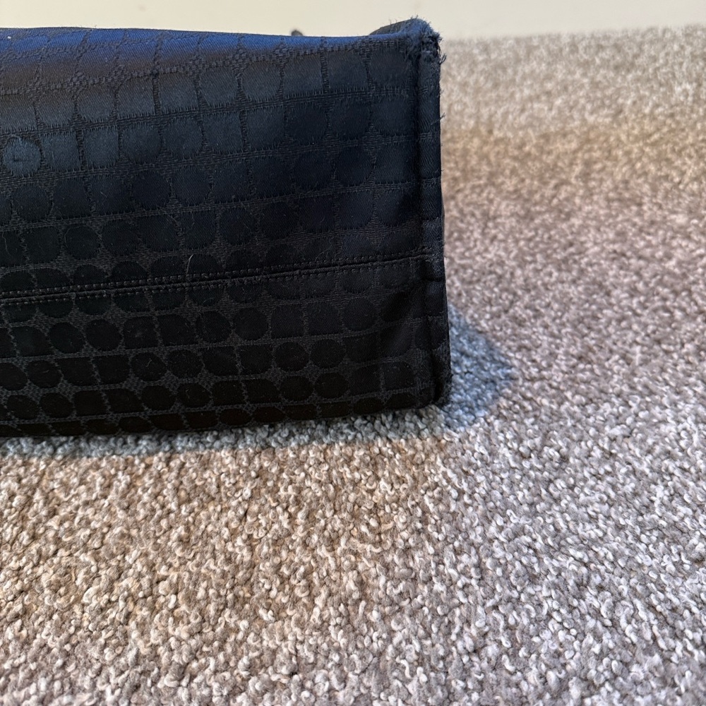 Kate Spade Dot Black Textured Tote Bag - Picture 7 of 9